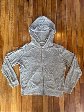 Ocean Drive Light Gray Zip Hoodie - Cozy Everyday Layer